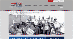 Desktop Screenshot of operationamericansoldier.com