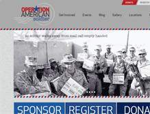 Tablet Screenshot of operationamericansoldier.com